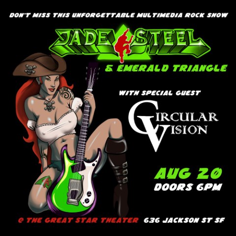 Jade Steel & Emerald Triangle Jade Steel & Emerald Triangle