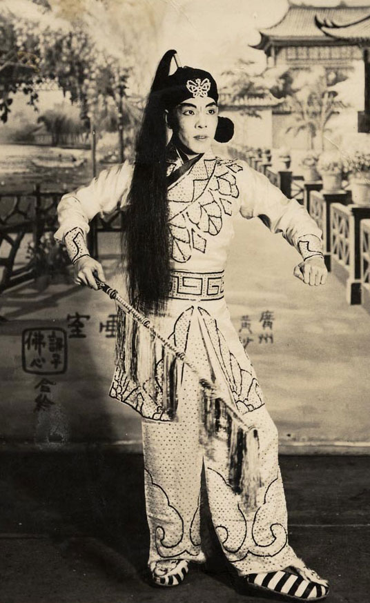 Historic Cantonese Opera performer at the Great Star Theater