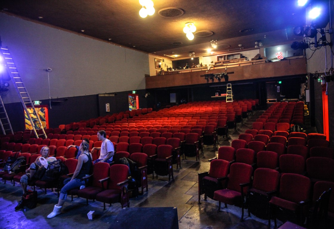 The theater during revival efforts in 2015