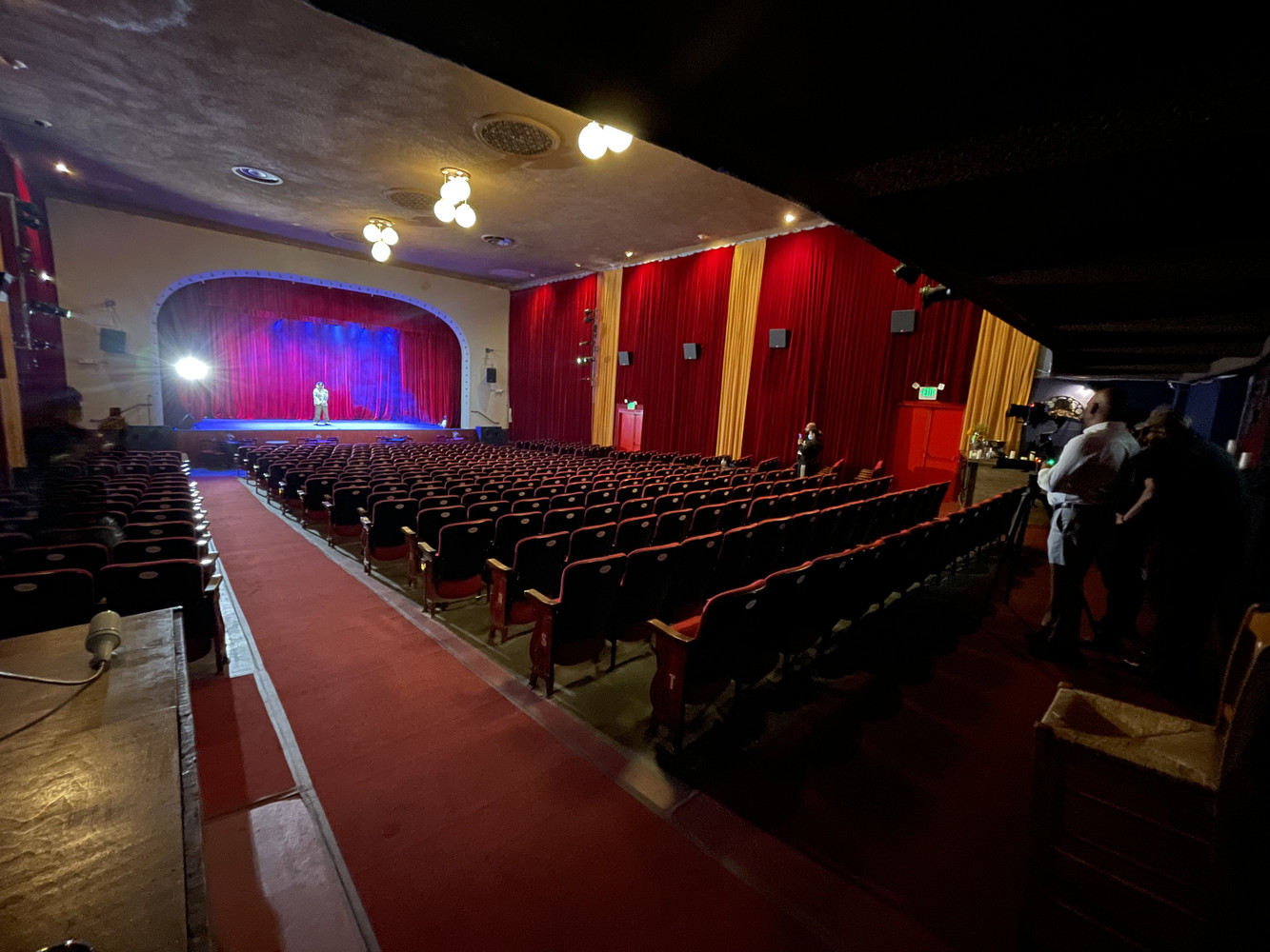 Great Star Theater during cleanup